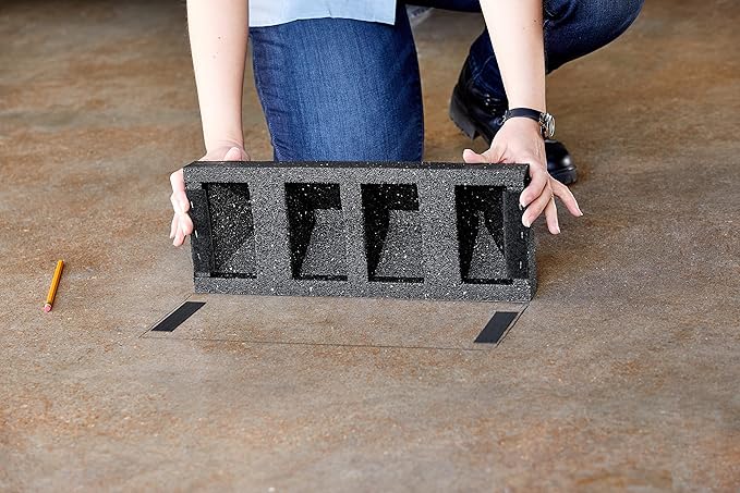 Rubberific Heavy Duty Rubber Parking Stop Durable Easy to Install Reflective - Image 7