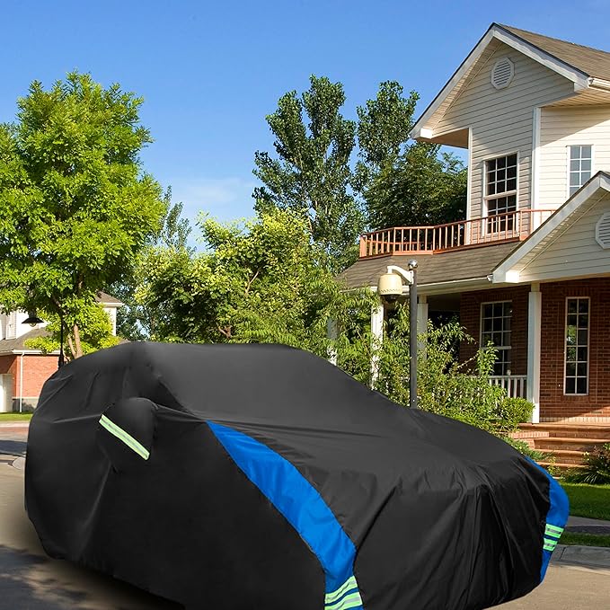 Avecrew Car Cover Custom Fit for Benz GLC, Waterproof All Weather Full Exterior - Image 6