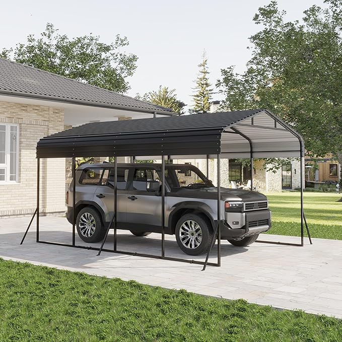 12x20 FT Metal Carport, Garage by Unknown