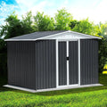 8x6 FT Outdoor Metal Storage Shed by Unknown