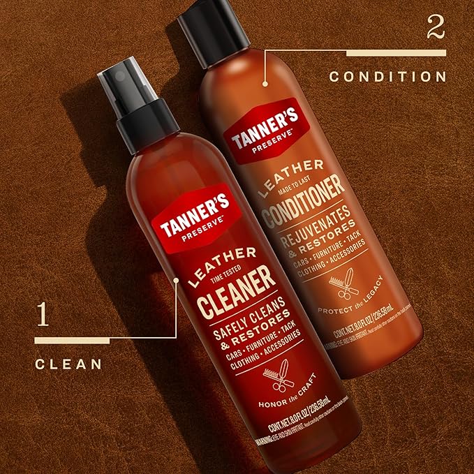 Tanner's Preserve Leather Conditioner, Rejuvinates & Restores Finished Leather - Image 6