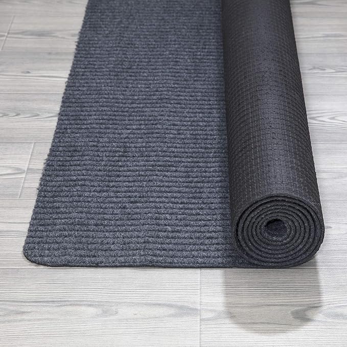 Ottomanson 5' x 6'6" Mud Mat Area Rug Scraper Carpet - Image 7