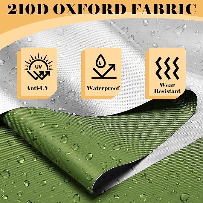 Prolee Bike Shed 6.6FT Waterproof 210D Oxford Fabric, Bike Storage - Image 5