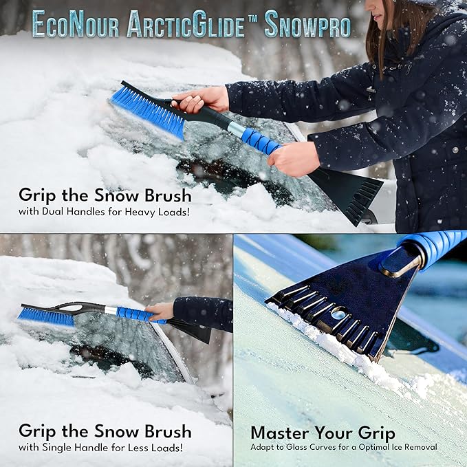 EcoNour 27" Car Snow Brush and Ice Scrapers - Image 2