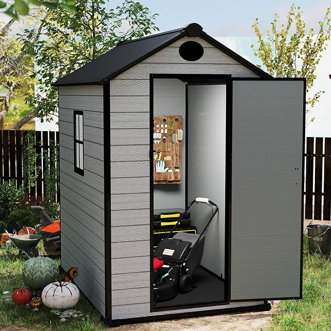 4 x 6 FT Shed Resin Outdoor Storage - Image 2