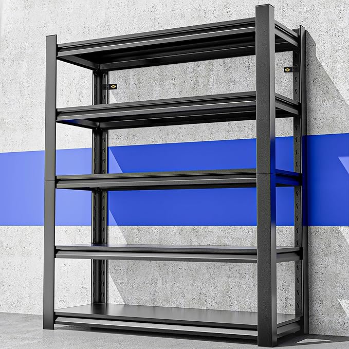 Garage Shelving, 5 Tier 72"X47.2"X23.6"Inches, Storage Shelves Heavy Duty by Unknown