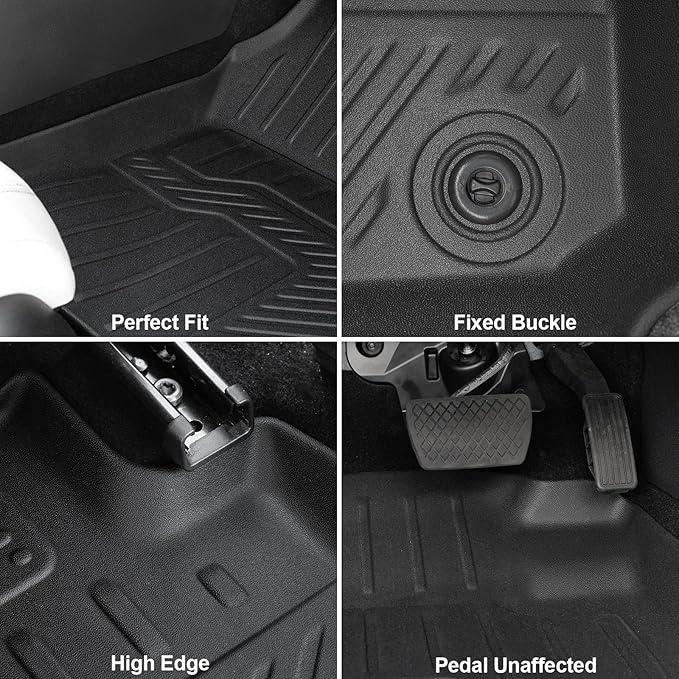 Floor Mats Set for Honda HR-V 2026 2025 2024 2023, Full Coverage All Weather - Image 5