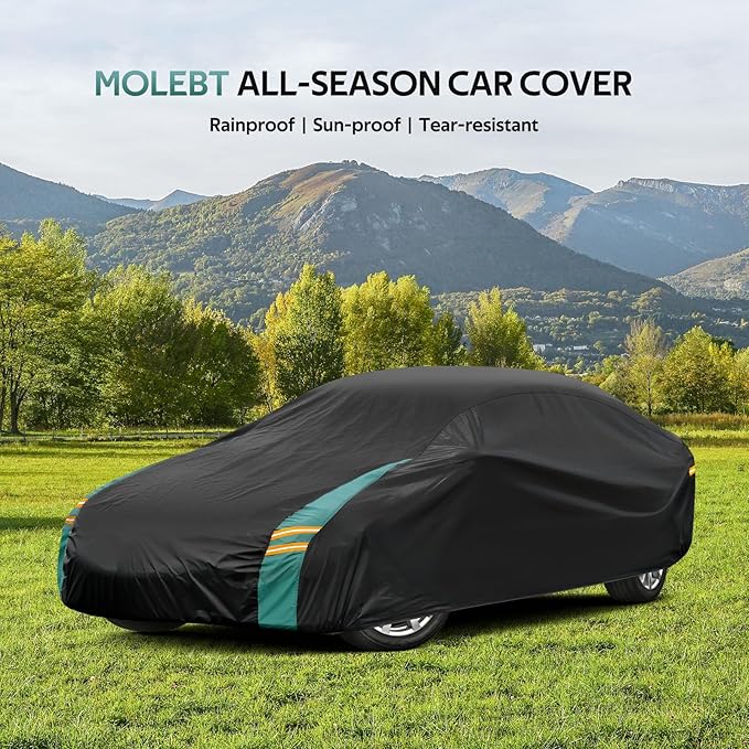 Car Cover for Ford Mustang Coupe/Convertible Fit 1964-2024 Mustang GT Cobra - Image 7