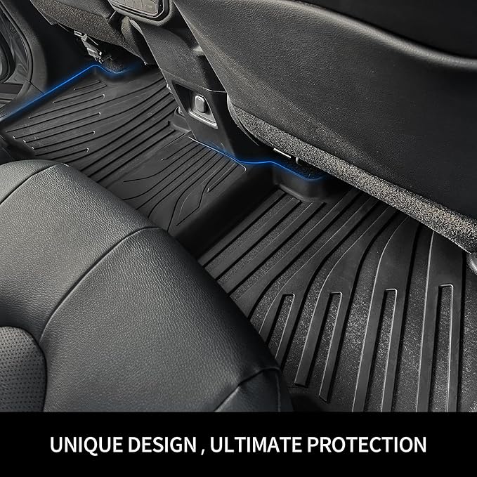 OEDRO Upgraded Floor Mats Fit for Toyota Tacoma 2016-2023, All Weather TPE - Image 5