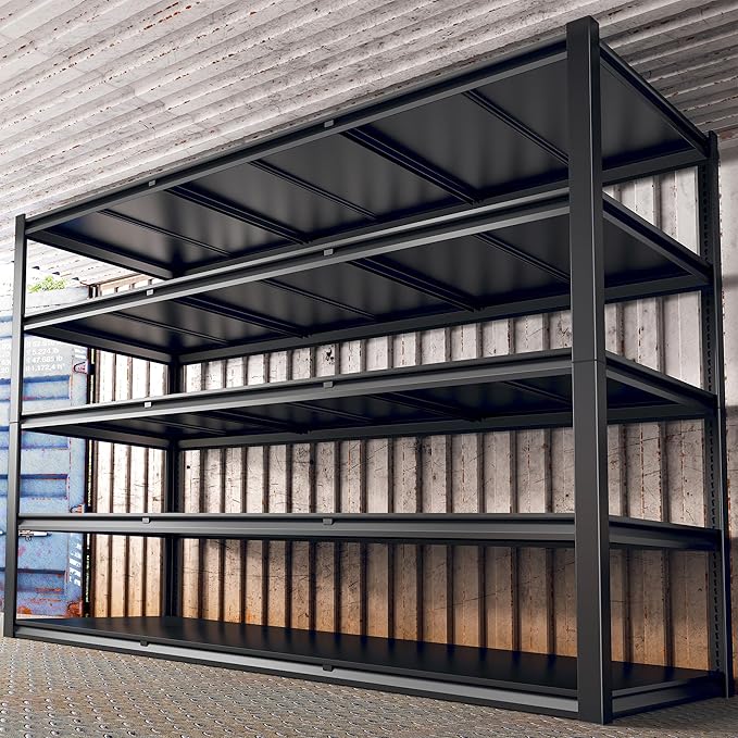 REIBII 60" W Garage Shelving 3000LBS Garage Shelving Heavy Duty Storage Shelves - Image 8