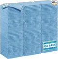 HOMEXCEL Blue Microfiber Cleaning Cloth 150 Pack, 12.5 x 12.5 inch Microfiber by HOMEXCEL