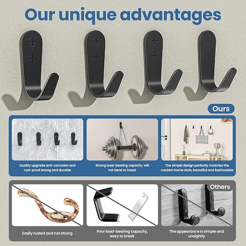 10PCS Wall Hooks - Image 2