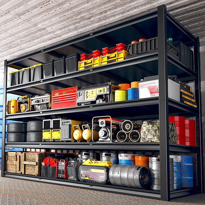 REIBII 60" W Garage Shelving Heavy Duty 3000LBS Storage Shelves Heavy Duty - Image 7