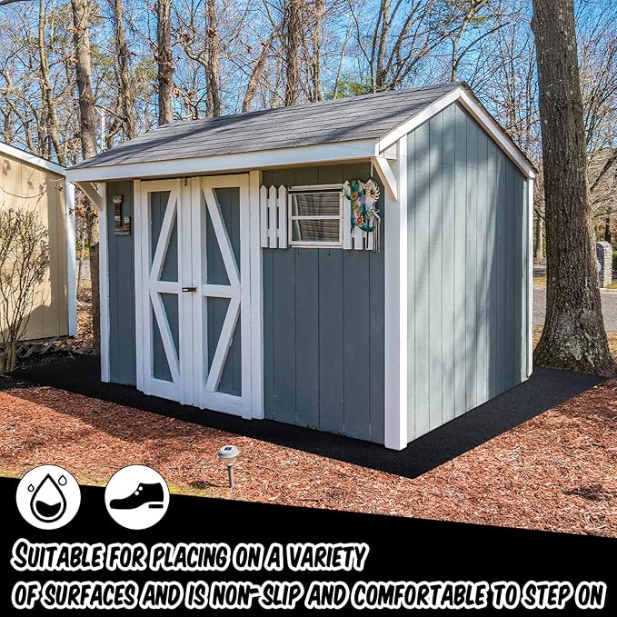 Haull Outdoor Storage Shed Floor Moat Waterproof Outdoor Carport Mat Thickened - Image 6