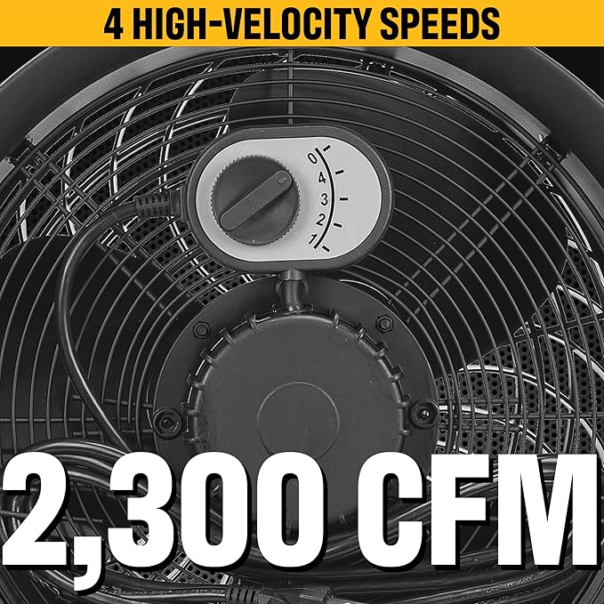 CAT Caterpillar® 14" HIGH VELOCITY PEDESTAL DRUM FAN - Image 3