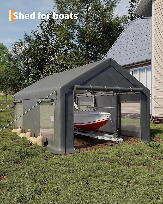 12x20 Ft Carport, Car Port - Image 6