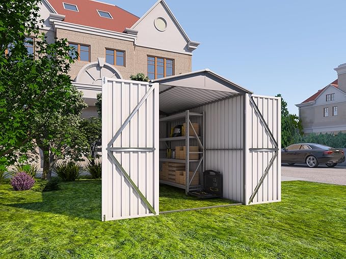Motorcycle Steel Storage Shed - Image 5