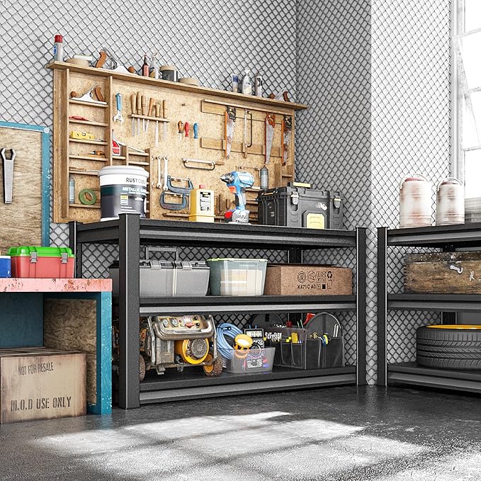 Garage Storage Shelves Heavy Duty, 48”W Shelving Units and Storage Rack - Image 2