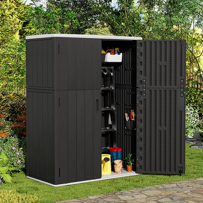 Vertical Outdoor Storage Cabinets, Plastic Sheds&Outdoor Storage - Image 3
