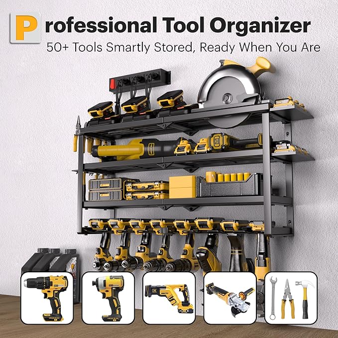 Power Tool Organizer Wall Mount - Image 2