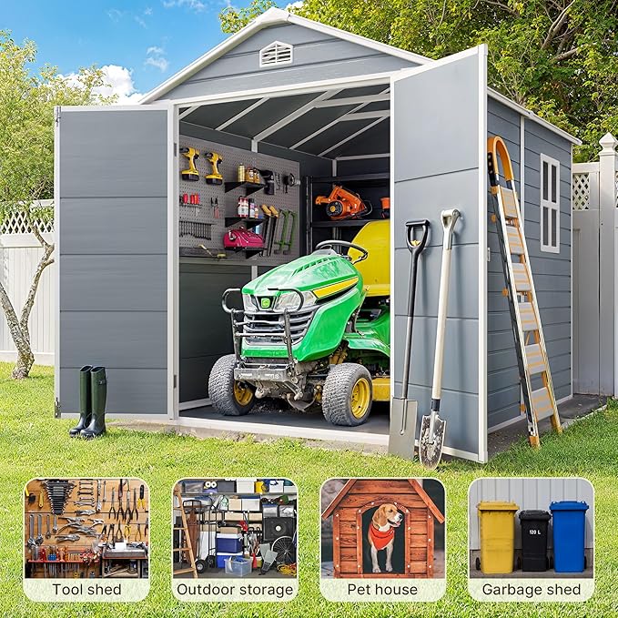 Gizoon 8x6 FT Outdoor Storage Shed - Image 8