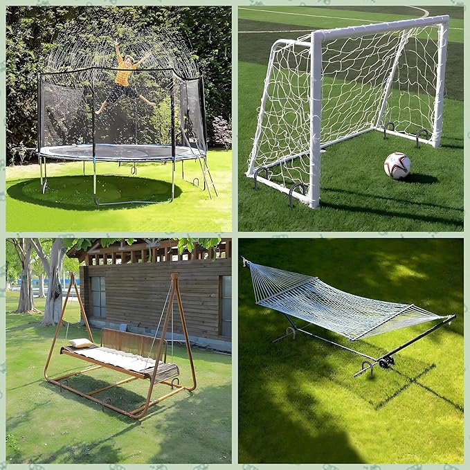 VVOKGO Trampoline Stakes 12 Inches Anchors High Wind Heavy Duty, Camping Tent - Image 5