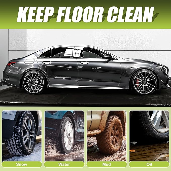 Auto Floor Mats for SUV/Truck, Containment Garage Car Mat for Snow - Image 5