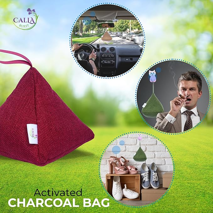 4 Pack Bamboo Charcoal Air Purifier Bags 200 Grams Each - Image 6