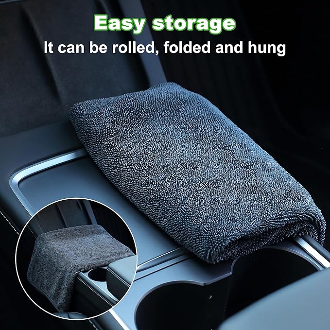 JOYMOOP Car Dry Towel, Quick Drying, Large Size, Microfiber Cleaning Cloth - Image 8