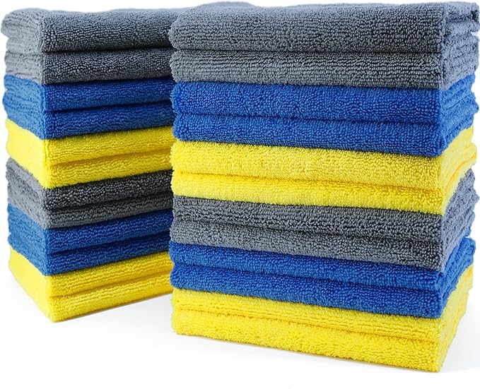 POLYTE Microfiber Cleaning Towel Ultrasonic Cut Edgeless by Polyte