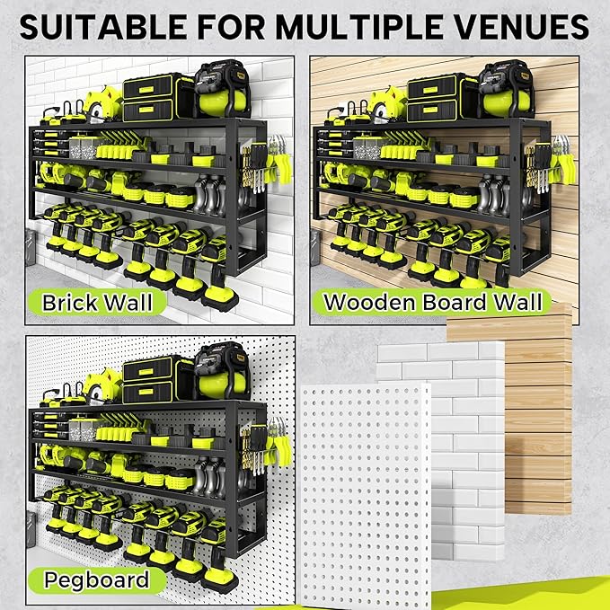 Large Power Tool Organizer Wall Mount - Image 9