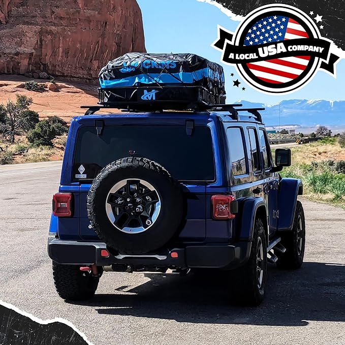 Mockins XL 84"x39"x6" Extendable Roof Rack Cargo Carrier & 35 CuFt Waterproof - Image 3