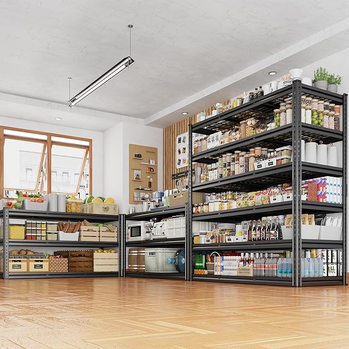 REIBII 3600LBS Garage Shelving 48" W Storage Shelves 6 Tier Garage Shelving - Image 8