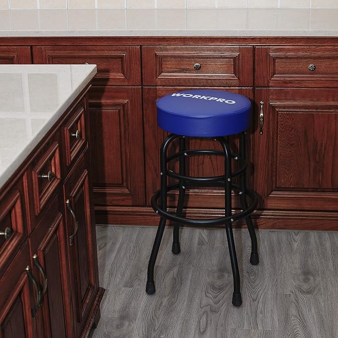 WORKPRO W112003 Garage Shop Stool, Heavy-Duty Steel Construction Garage Stool - Image 9