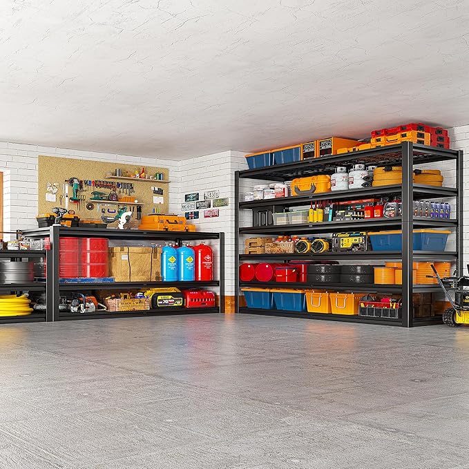 REIBII 3500LBS Garage Shelving, Adjustable Storage Shelves Heavy Duty, 6 Tier - Image 8