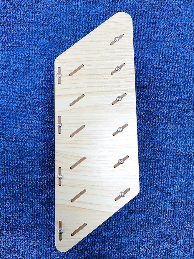 6-Tier Hanging Wooden Sandpaper Storage Holder, Sandpaper Organizer - Image 8