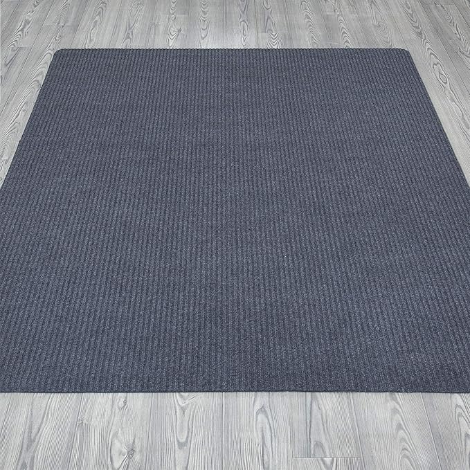 Ottomanson 5' x 6'6" Mud Mat Area Rug Scraper Carpet - Image 6