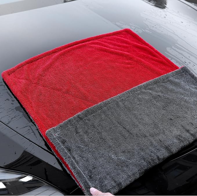 LIVOS Extra Large Car Drying Towel, Twisted Terry Microfiber Towels - Image 4