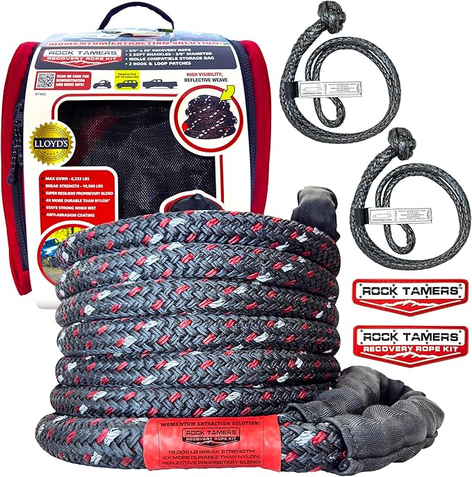 Rock Tamers Kinetic Recovery Rope Kit - Image 7