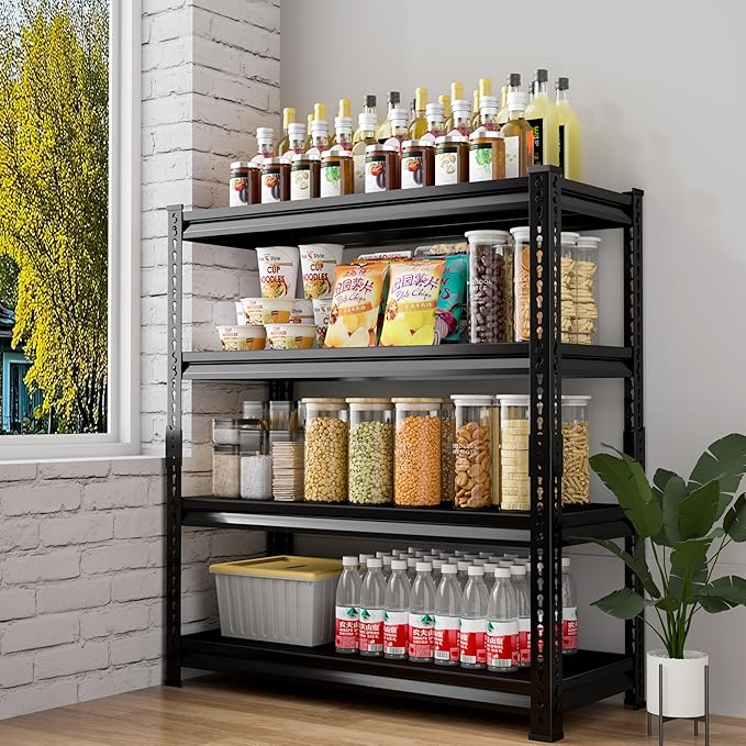 48" W Garage Shelving Heavy Duty，2000LBS Loads Adjustable Garage Storage Shelves - Image 8