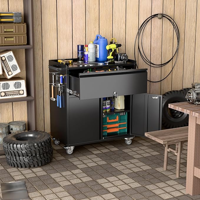 Metal Garage Storage Cabinet - Image 2