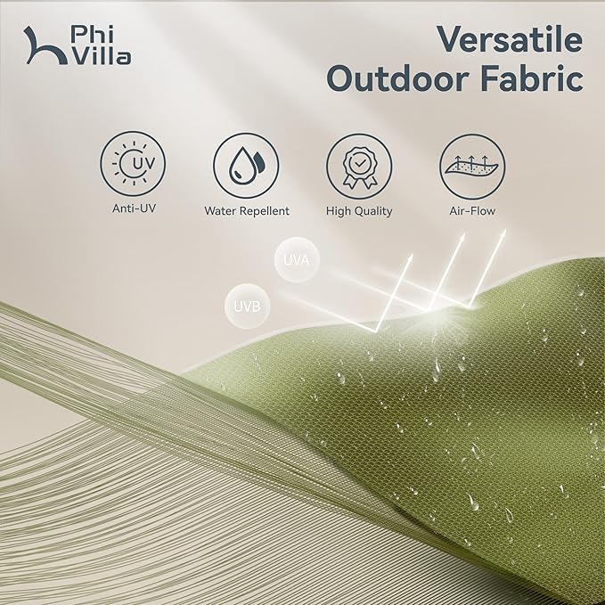PHI VILLA 15ft Large Patio Umbrellas - Image 6