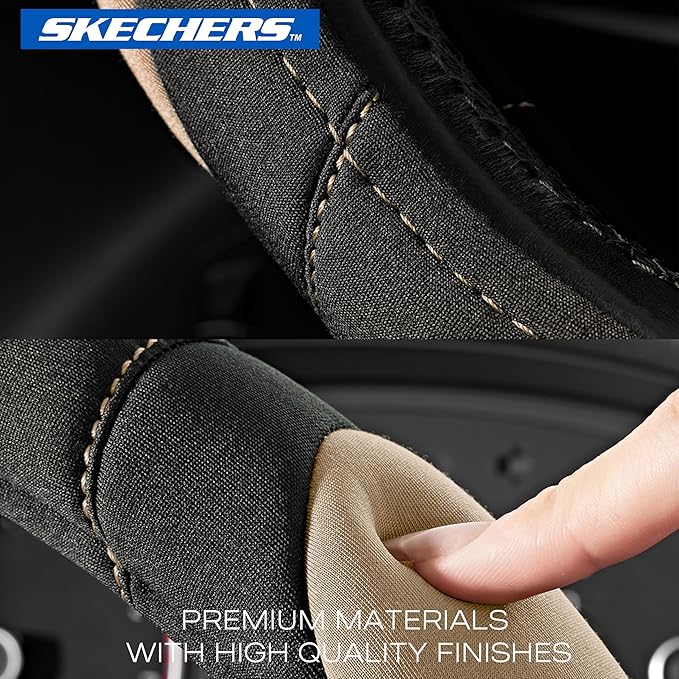 Skechers Steering Wheel Cover, Memory Foam Car Steering Wheel Cover, - Image 4