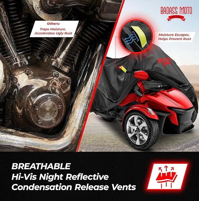 Badass Moto Ultimate Can Am Spyder Cover RT Limited, 2020-2025 Sea to Sky. Fits - Image 4