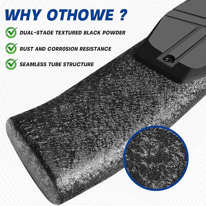 4.3 Inches Oval Tube Bar Running Boards Compatible - Image 6