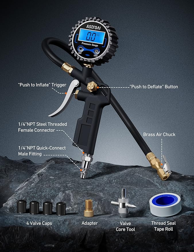 AstroAI Digital Tire Pressure Gauge - Image 2