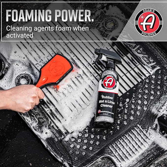 Adam's Polishes Rubber Mat & Liner Cleaner 16oz Protectant & Rubber Floor Mat - Image 6