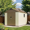 Patiowell 8 x 10 FT Resin Outdoor Storage Shed by Patiowell