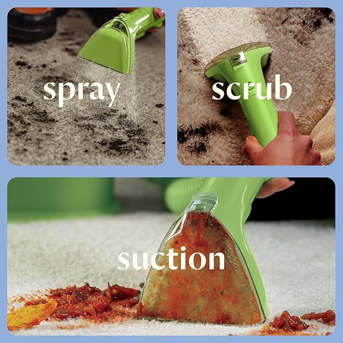 Bissell Little Green Mini Portable Carpet and Upholstery Deep Cleaner, Car/Auto - Image 4