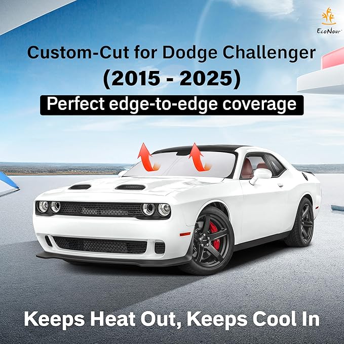 EcoNour Windshield Sun Shade Compatible - Image 2